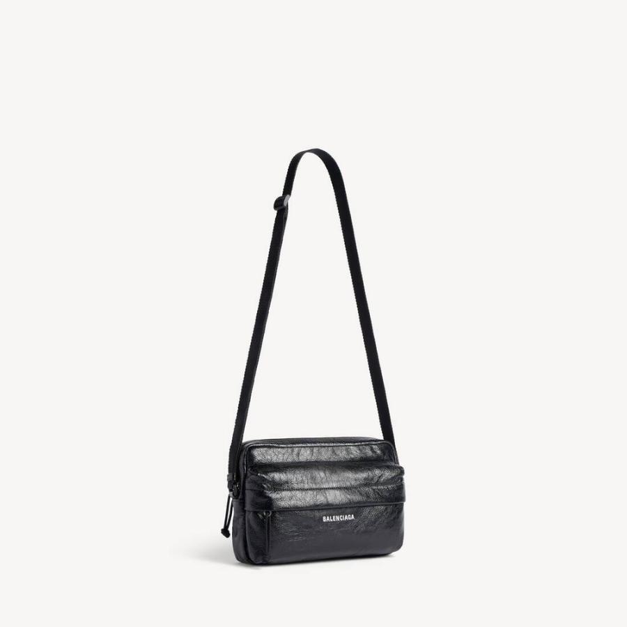 バレンシアガ BALENCIAGA メンズ EXPLORER カメラバッグ【ブラック 】【送料無料】【正規品】の画像