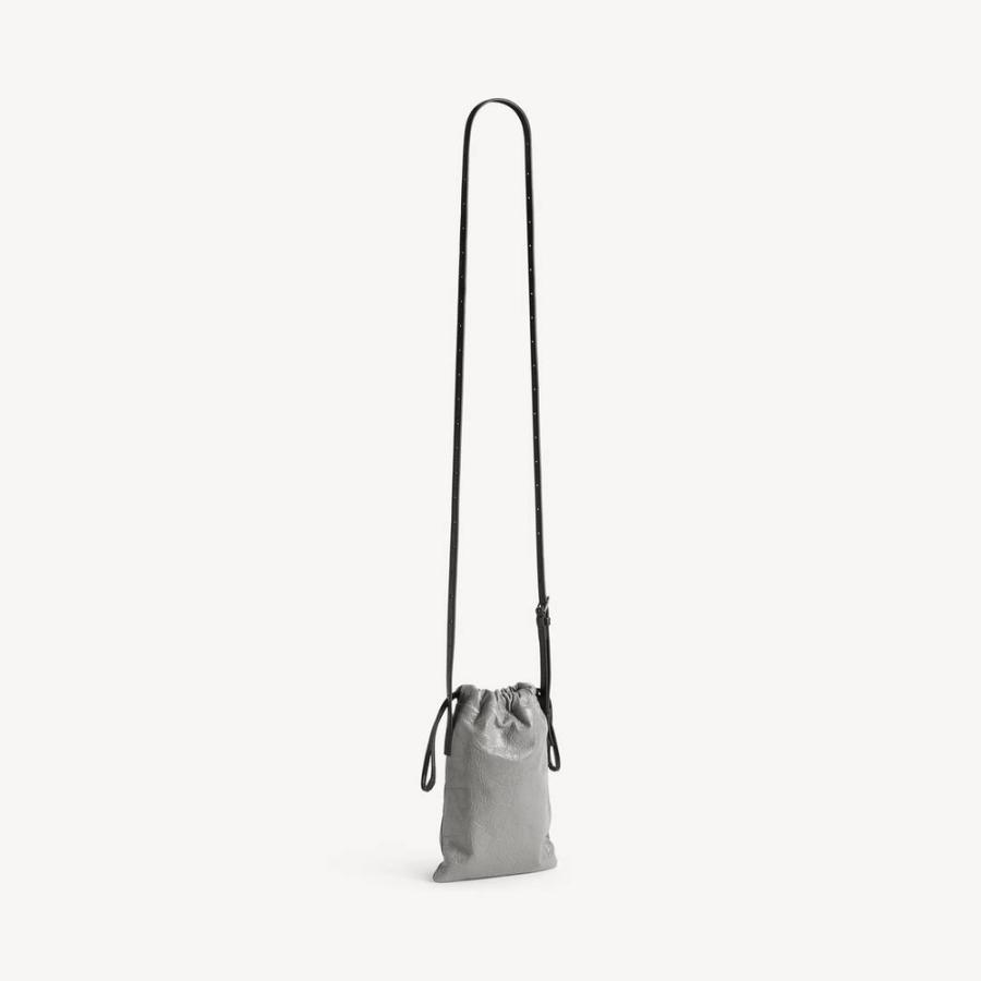 バレンシアガ BALENCIAGA メンズ SHOPPER フォンホルダー【グレー 】【送料無料】【正規品】の画像