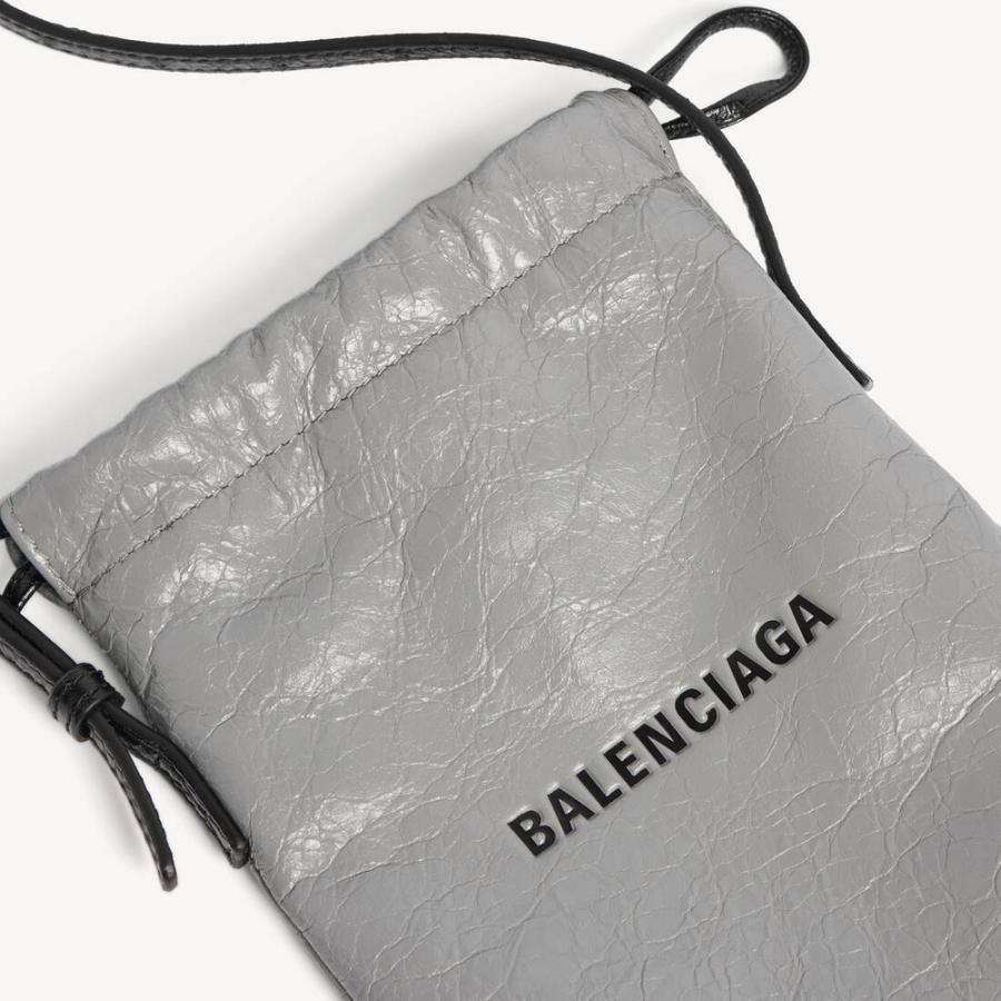 バレンシアガ BALENCIAGA メンズ SHOPPER フォンホルダー【グレー 】【送料無料】【正規品】の画像