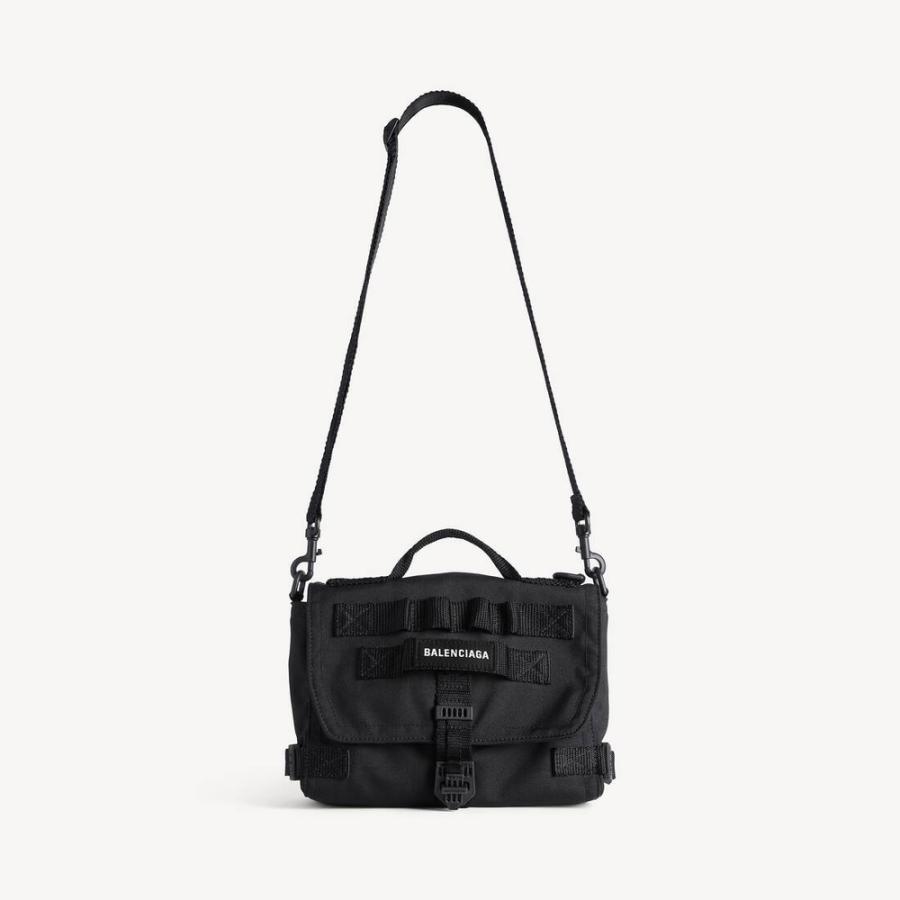 バレンシアガ BALENCIAGA メンズ ARMY メッセンジャーバッグ スモール【ブラック 】【送料無料】【正規品】の画像