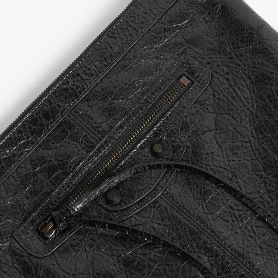 バレンシアガ BALENCIAGA メンズ LE CITY ポーチ【ブラック 】【送料無料】【正規品】の画像