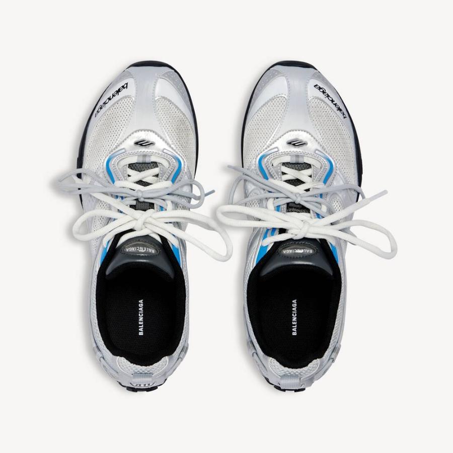 バレンシアガ BALENCIAGA メンズ RADAR GRADIENT LINES スニーカー【ホワイト/グレー/シルバー/ブラック/ブルー 】【送料無料】【正規品】の画像