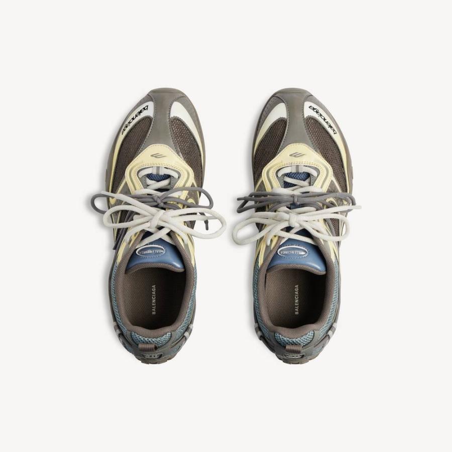 バレンシアガ BALENCIAGA メンズ RADAR GRADIENT LINES スニーカー【ブラウン/ブルー/イエロー/グレー 】【送料無料】【正規品】の画像