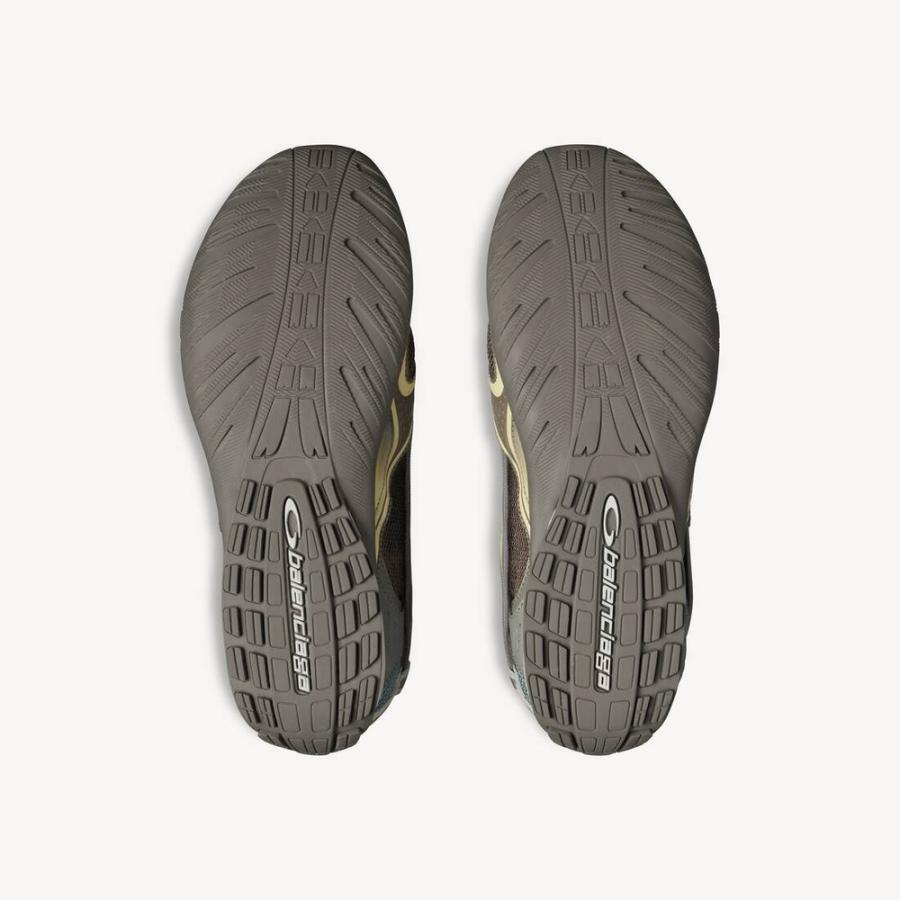 バレンシアガ BALENCIAGA メンズ RADAR GRADIENT LINES スニーカー【ブラウン/ブルー/イエロー/グレー 】【送料無料】【正規品】の画像