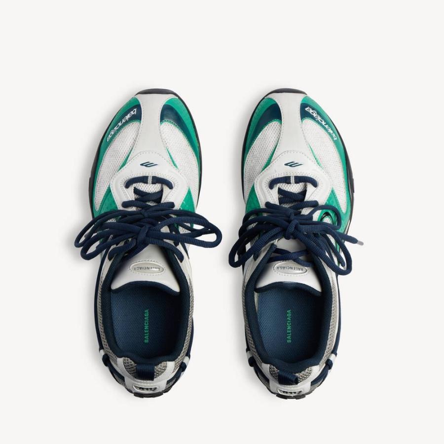 バレンシアガ BALENCIAGA メンズ RADAR GRADIENT LINES スニーカー【ライトグレー/グリーン/ブラック 】【送料無料】【正規品】の画像