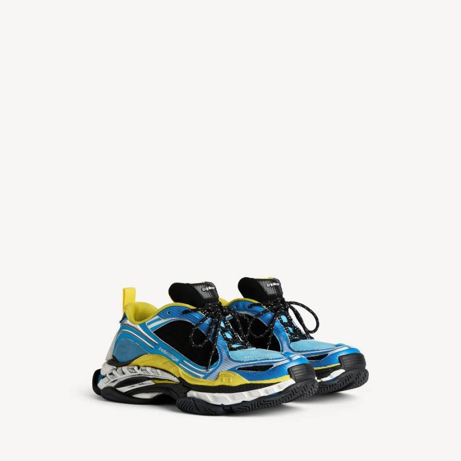 バレンシアガ BALENCIAGA メンズ TRIPLE S.2 スニーカー【ブルー/ホワイト/イエロー 】【送料無料】【正規品】の画像