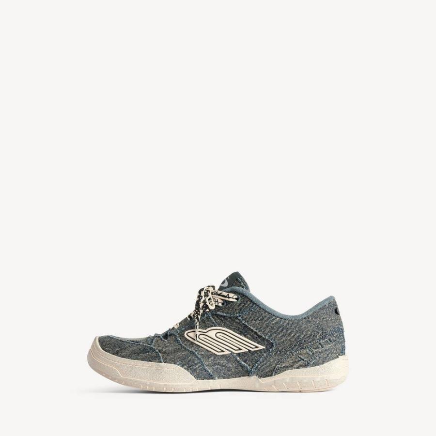 バレンシアガ BALENCIAGA メンズ HAMPTONS DENIM スニーカー【ブルー/オフホワイト 】【送料無料】【正規品】の画像