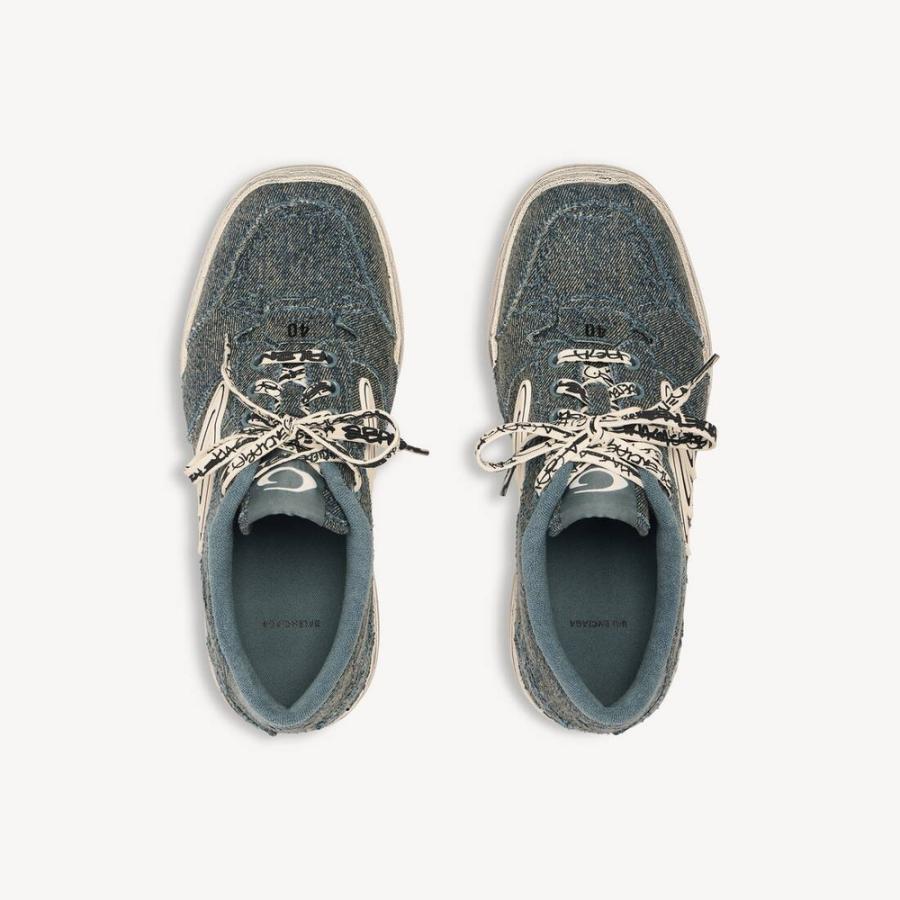 バレンシアガ BALENCIAGA メンズ HAMPTONS DENIM スニーカー【ブルー/オフホワイト 】【送料無料】【正規品】の画像