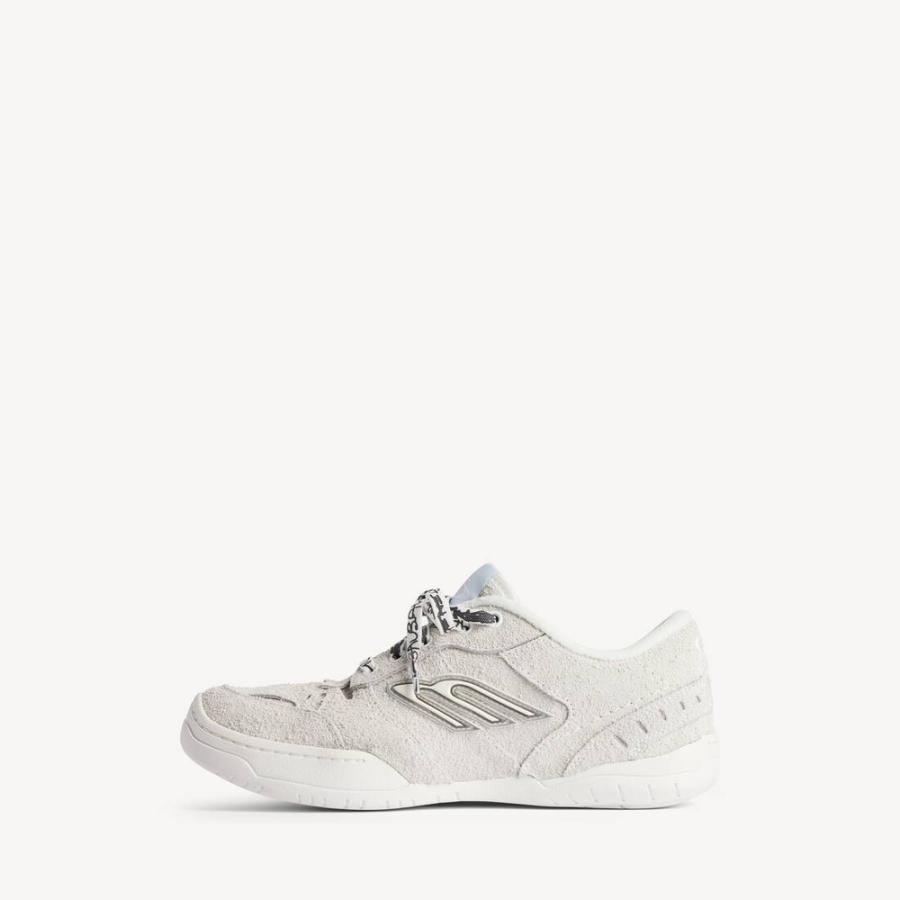 バレンシアガ BALENCIAGA メンズ HAMPTONS スエード スニーカー【オフホワイト/ブラック 】【送料無料】【正規品】の画像