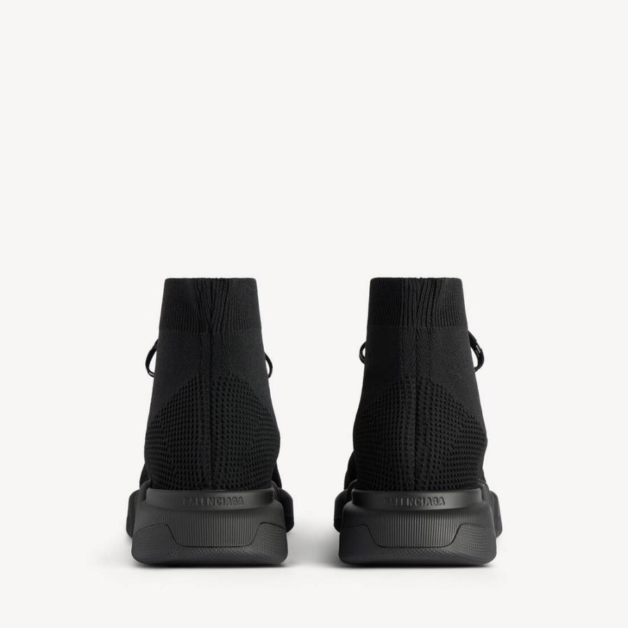 バレンシアガ BALENCIAGA メンズ SPEED 2.0 LACE-UP　リサイクルニット スニーカー【ブラック 】【送料無料】【正規品】の画像