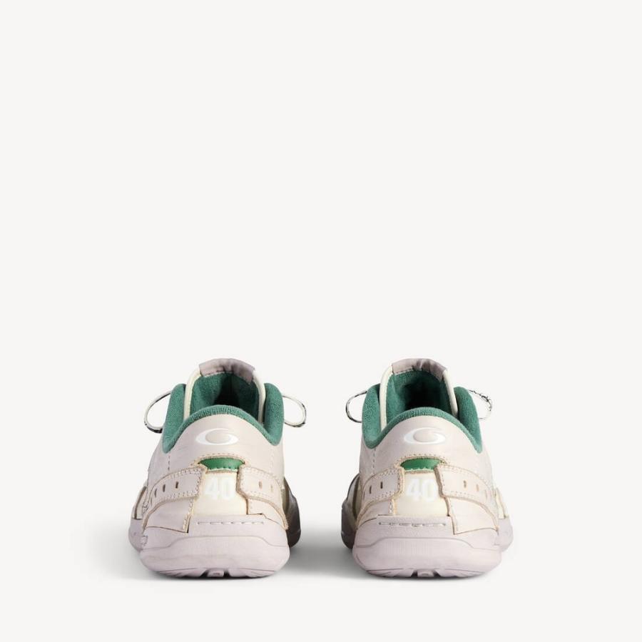 バレンシアガ BALENCIAGA メンズ HAMPTONS ミディアム WORN-OUT スニーカー【ベージュ/グリーン 】【送料無料】【正規品】の画像