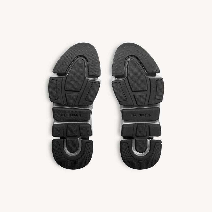 バレンシアガ BALENCIAGA メンズ SPEED 2.0 リサイクルニット スニーカー【ブラック/シルバー 】【送料無料】【正規品】の画像