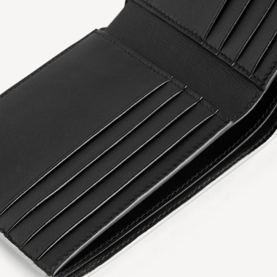 バレンシアガ BALENCIAGA メンズ PASSPORT スクエア フォールデッドウォレット 財布【シルバー 】【送料無料】【正規品】の画像
