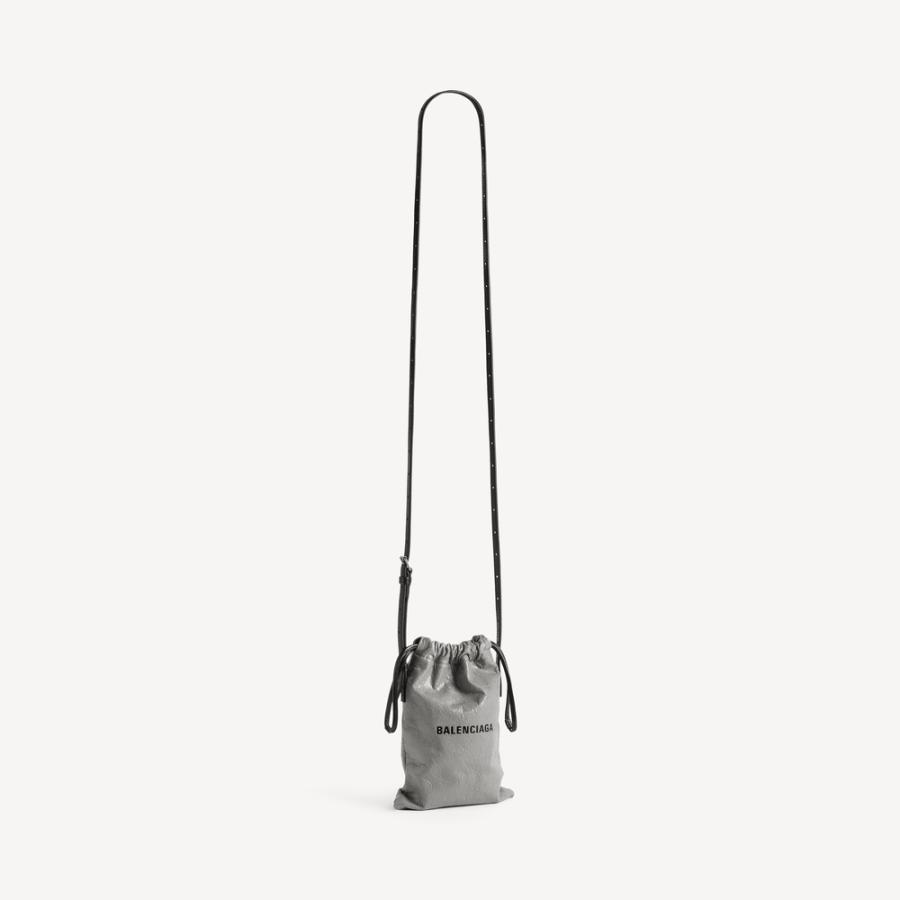 バレンシアガ BALENCIAGA メンズ SHOPPER フォンホルダー【グレー 】【送料無料】【正規品】の画像