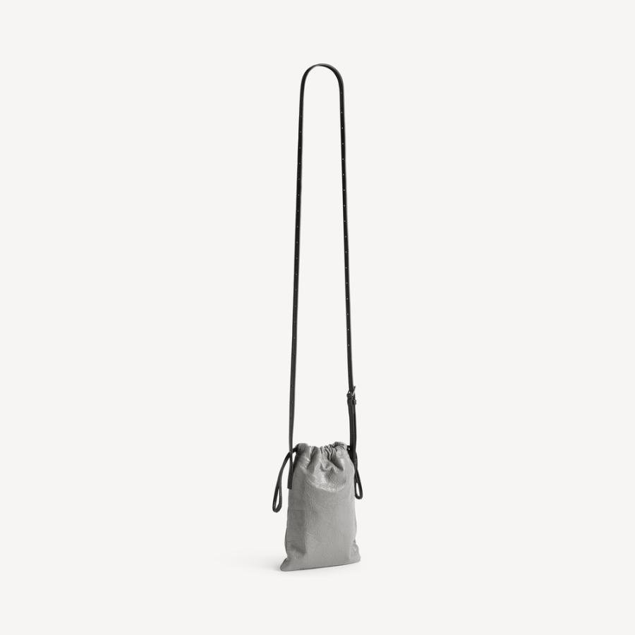 バレンシアガ BALENCIAGA メンズ SHOPPER フォンホルダー【グレー 】【送料無料】【正規品】の画像