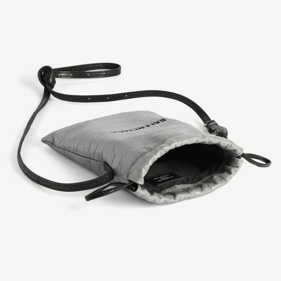 バレンシアガ BALENCIAGA メンズ SHOPPER フォンホルダー【グレー 】【送料無料】【正規品】の画像