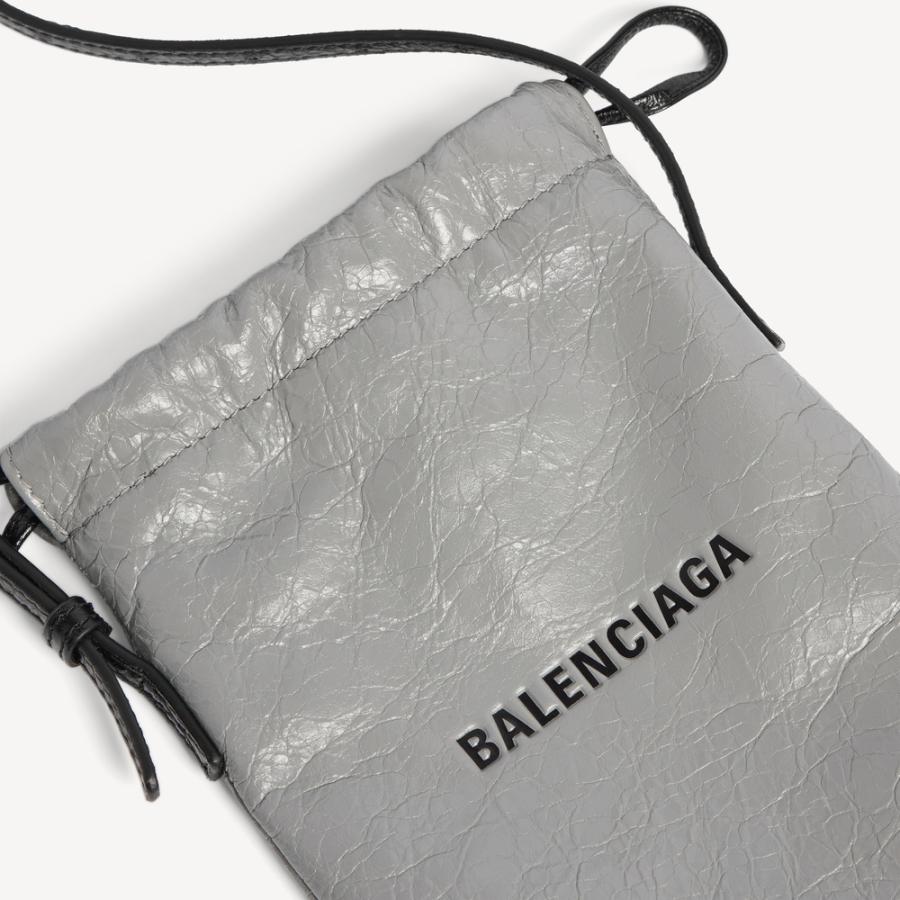 バレンシアガ BALENCIAGA メンズ SHOPPER フォンホルダー【グレー 】【送料無料】【正規品】の画像