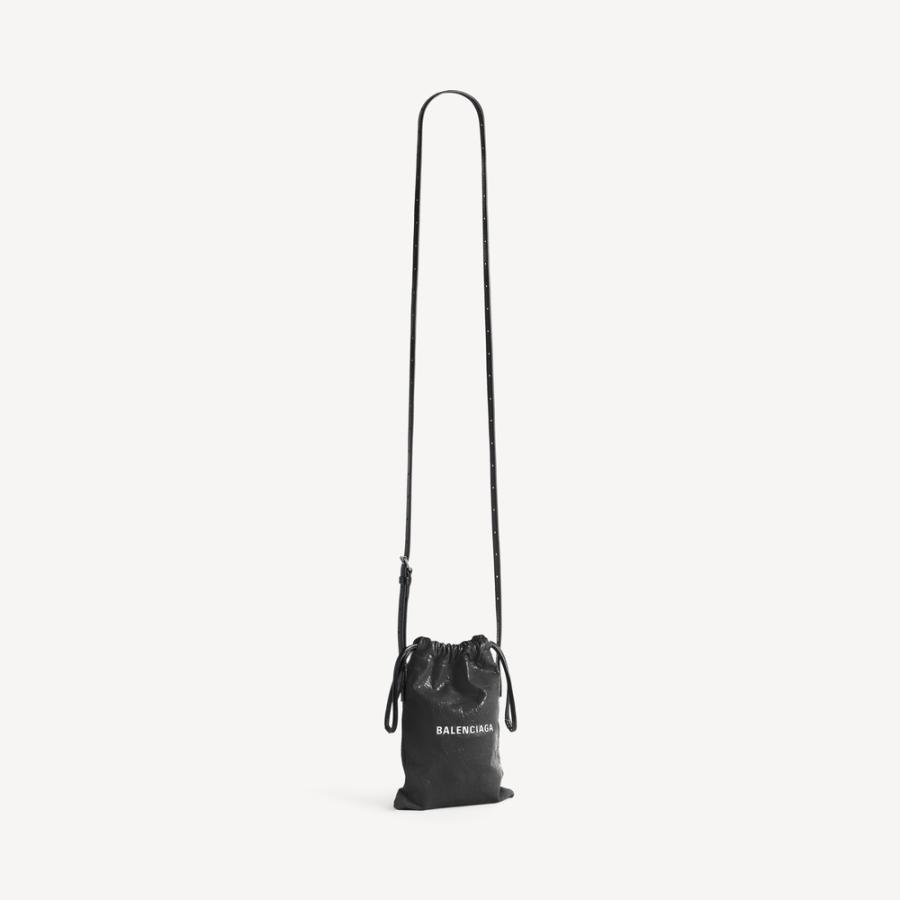 バレンシアガ BALENCIAGA メンズ SHOPPER フォンホルダー【ブラック 】【送料無料】【正規品】の画像