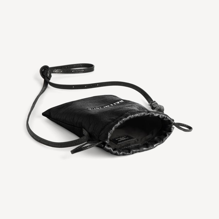 バレンシアガ BALENCIAGA メンズ SHOPPER フォンホルダー【ブラック 】【送料無料】【正規品】の画像