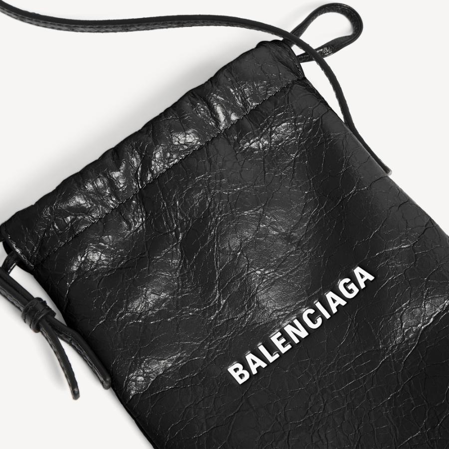 バレンシアガ BALENCIAGA メンズ SHOPPER フォンホルダー【ブラック 】【送料無料】【正規品】の画像