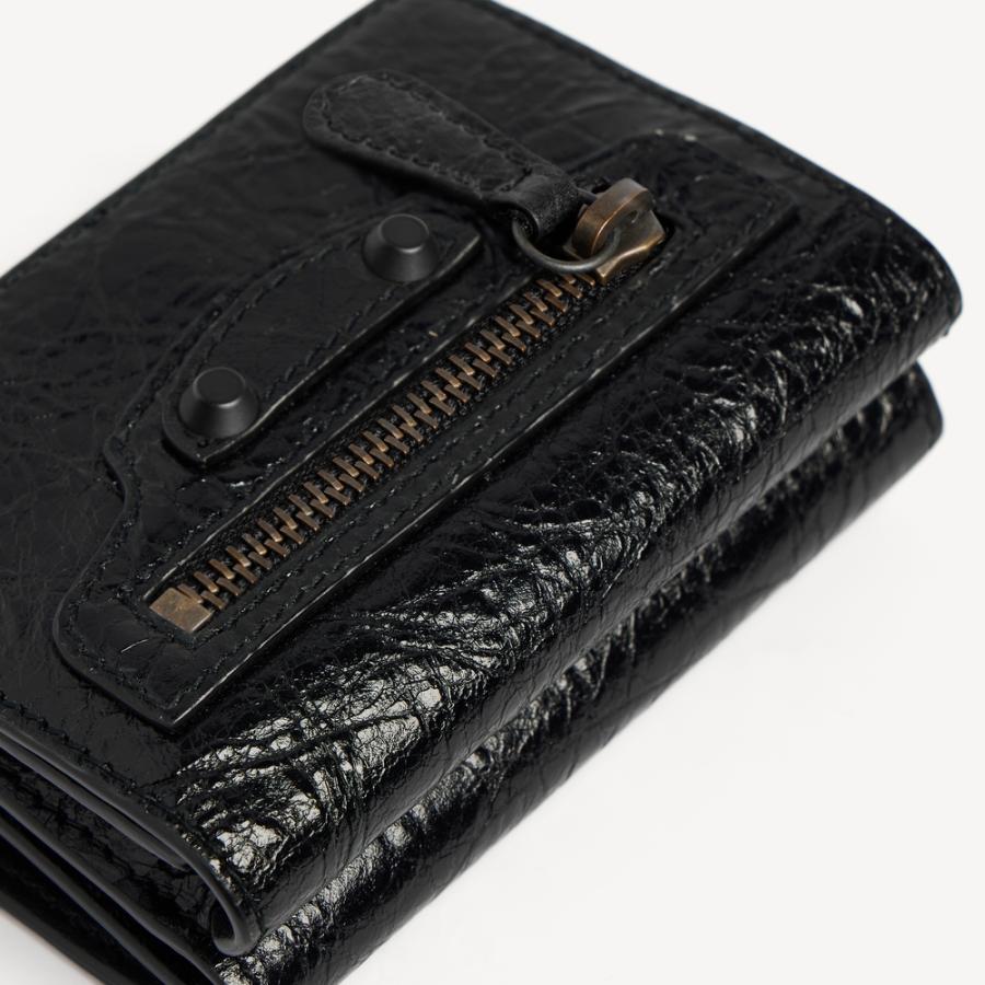 バレンシアガ BALENCIAGA メンズ LE CITY ミニ ウォレット 財布【ブラック 】【送料無料】【正規品】の画像