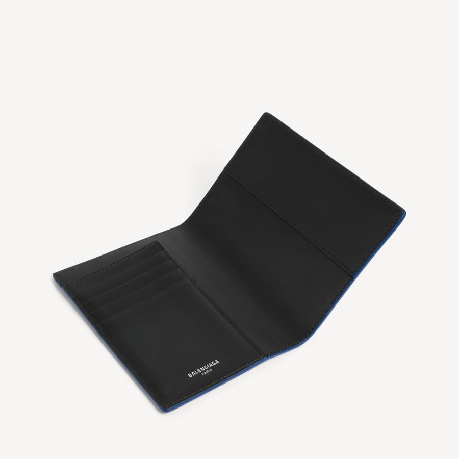 バレンシアガ BALENCIAGA メンズ PASSPORT ホルダー【ブルー 】【送料無料】【正規品】の画像