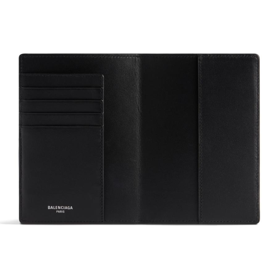 バレンシアガ BALENCIAGA メンズ PASSPORT ホルダー【ブラック 】【送料無料】【正規品】の画像