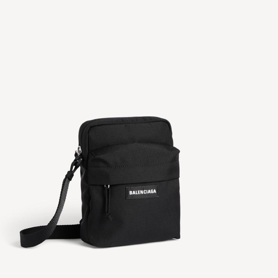 バレンシアガ BALENCIAGA メンズ EXPLORER クロスボディ ポーチ【ブラック 】【送料無料】【正規品】の画像
