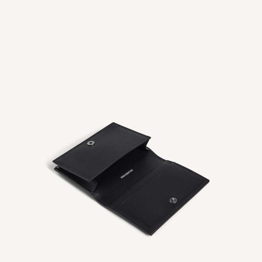 バレンシアガ BALENCIAGA メンズ MONACO フラップカードホルダー【ブラック 】【送料無料】【正規品】の画像