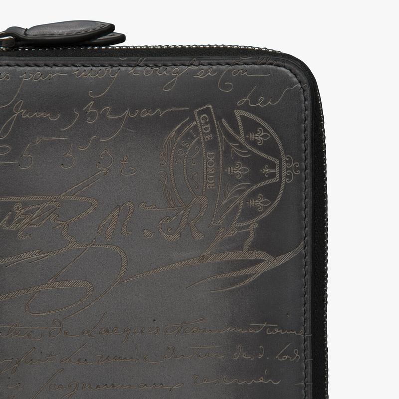 ベルルッティ Berluti メンズ タリ スクリットレザー ロングジップ 