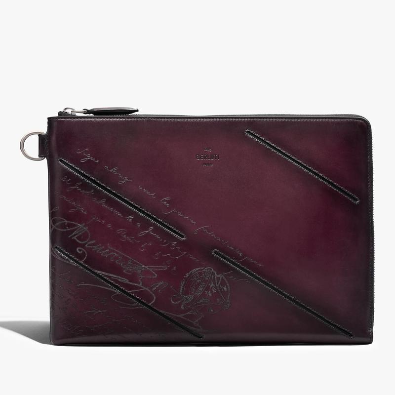 ベルルッティ Berluti メンズ ニノ GM スクリットレザー クラッチ