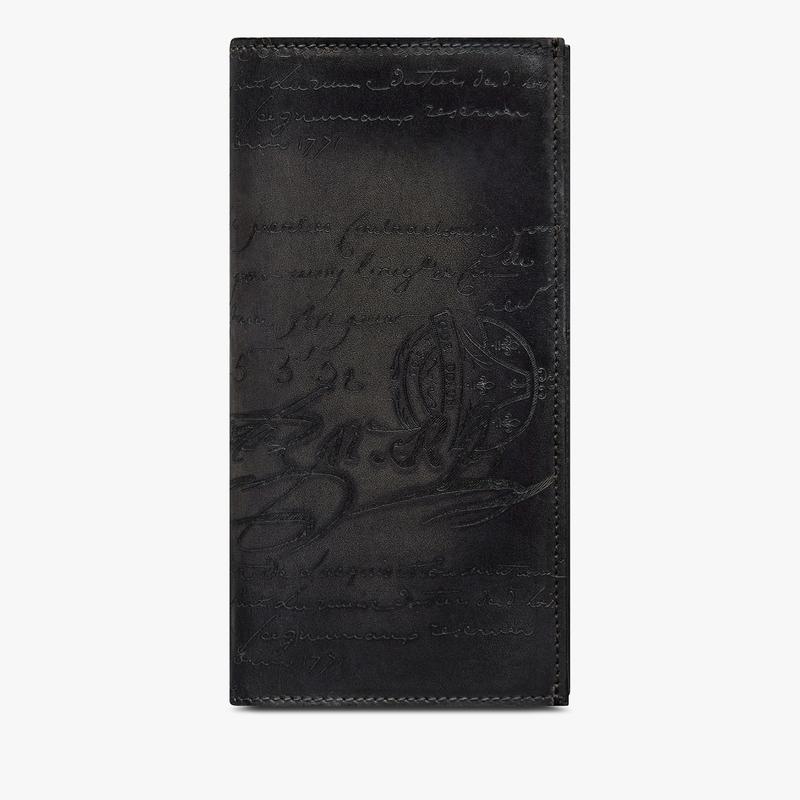 美品　ベルルッティ　エスパス　スクリットレザー　ロングウォレット　長財布　札入れ Berluti（ベルルッティ） エスパス スクリットレザー ロングウォレット