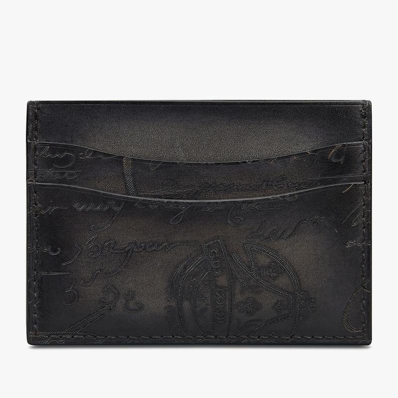 ベルルッティ Berluti バンブー ネオ スクリットレザーカードホルダー【nero grigio 】【送料無料】【正規品】の画像