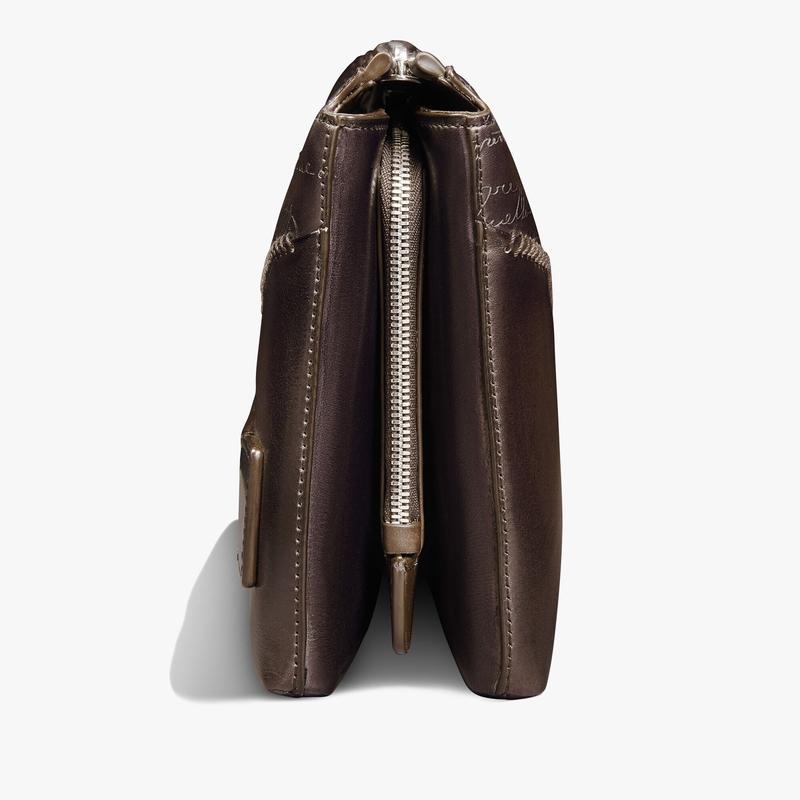 Berluti（ベルルッティ） テルシオ スクリットレザー ポーチ【vigogna