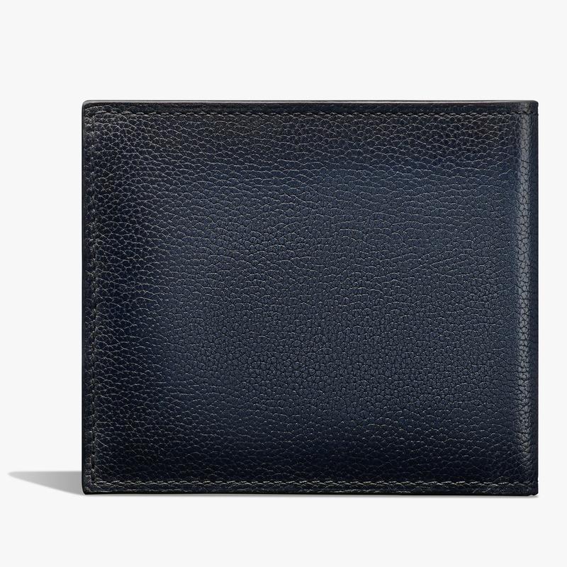 ベルルッティ Berluti マコレ スクリットレザー コンパクトウォレット 財布【indigo denim 】【送料無料】【正規品】の画像