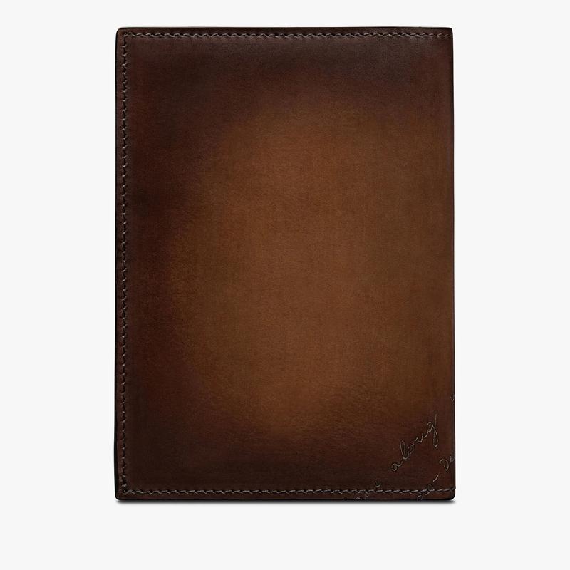 ベルルッティ Berluti エスケール スクリットスワイプレザー パスポートホルダー【cacao intenso 】【送料無料】【正規品】の画像