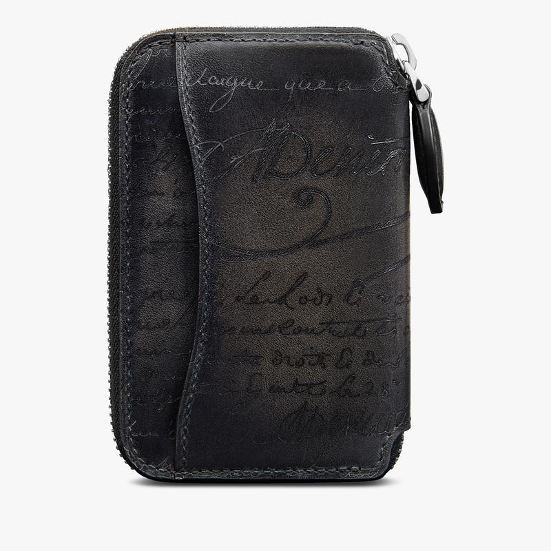 ベルルッティ Berluti コト スクリットレザー ジップ キーホルダー【nero grigio 】【送料無料】【正規品】の画像
