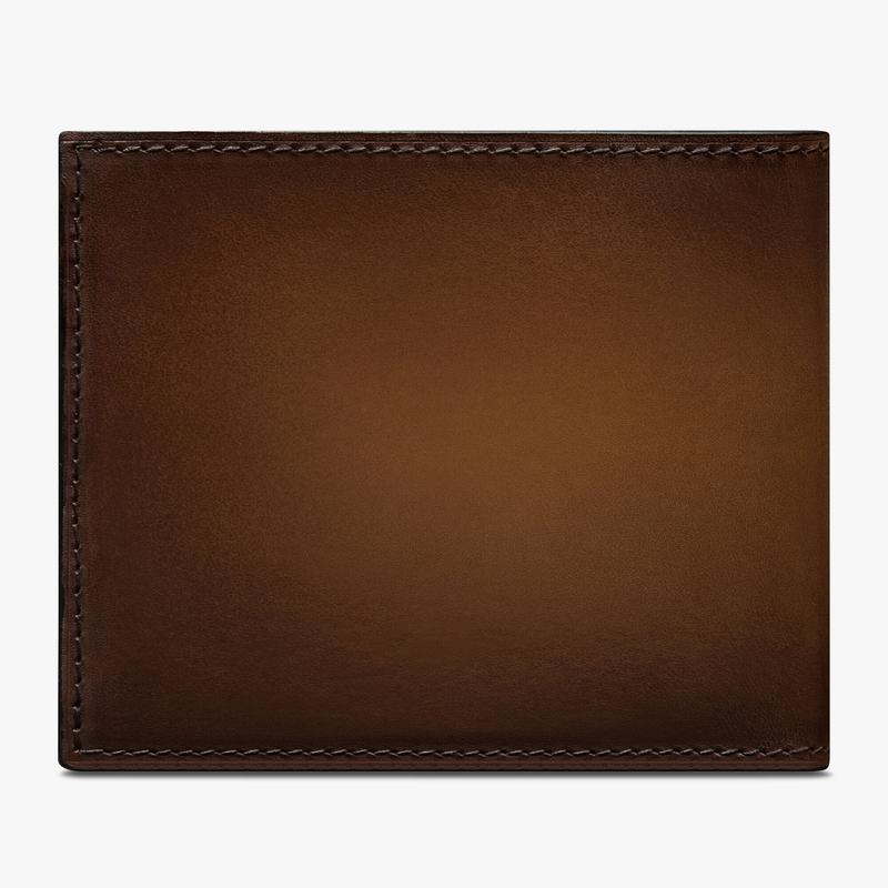 ベルルッティ Berluti マコレ スリム レザー コンパクトウォレット 財布【cacao intenso 】【送料無料】【正規品】の画像