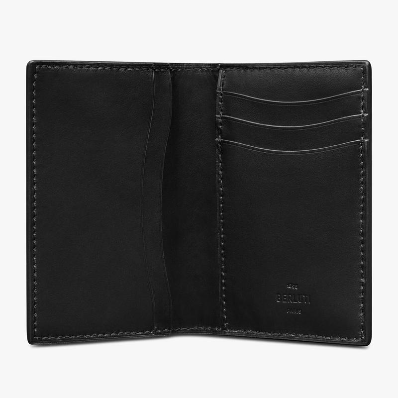 ベルルッティ Berluti ジャグア スクリットレザー カードホルダー【nero grigio 】【送料無料】【正規品】の画像
