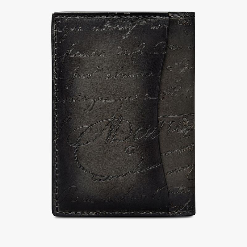 ベルルッティ Berluti ジャグア スクリットレザー カードホルダー【nero grigio 】【送料無料】【正規品】の画像