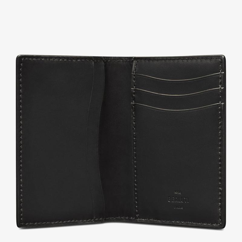 ベルルッティ Berluti ジャグア スクリットレザー カードホルダー【cacao intenso 】【送料無料】【正規品】の画像