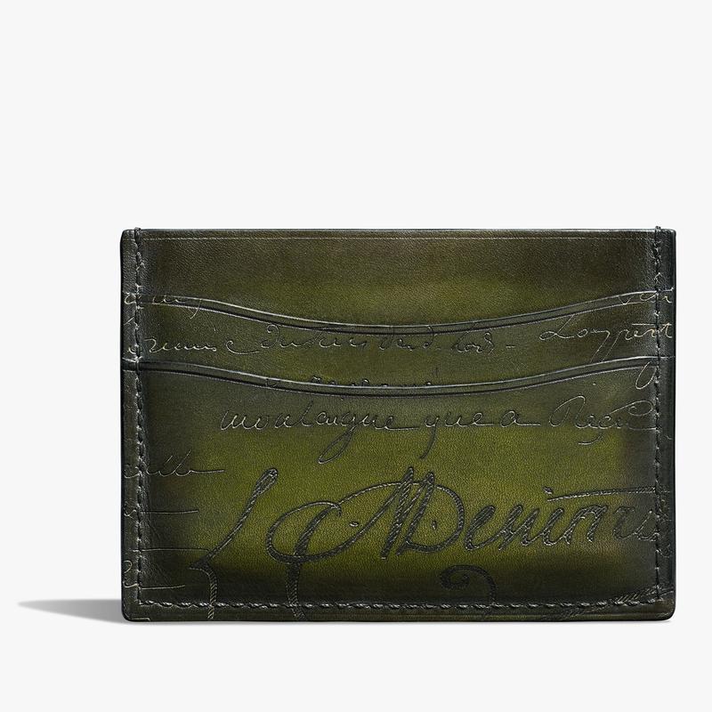 ベルルッティ Berluti バンブー ネオ スクリットレザーカードホルダー【nero caviar 】【送料無料】【正規品】の画像