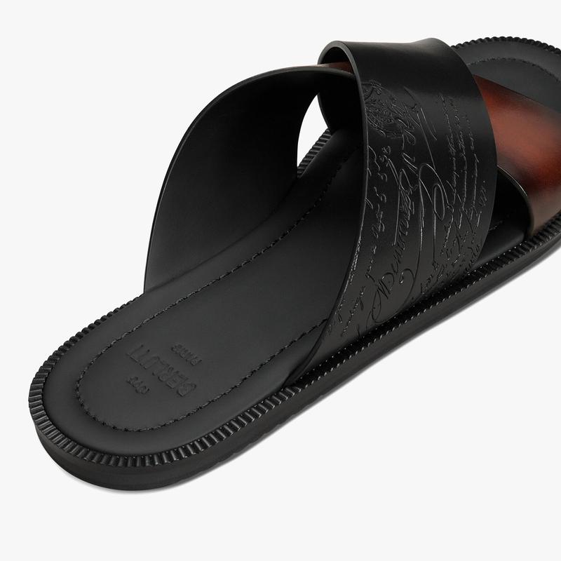 ベルルッティ Berluti シフノス スクリット レザーサンダル【cacao intenso 】【送料無料】【正規品】の画像