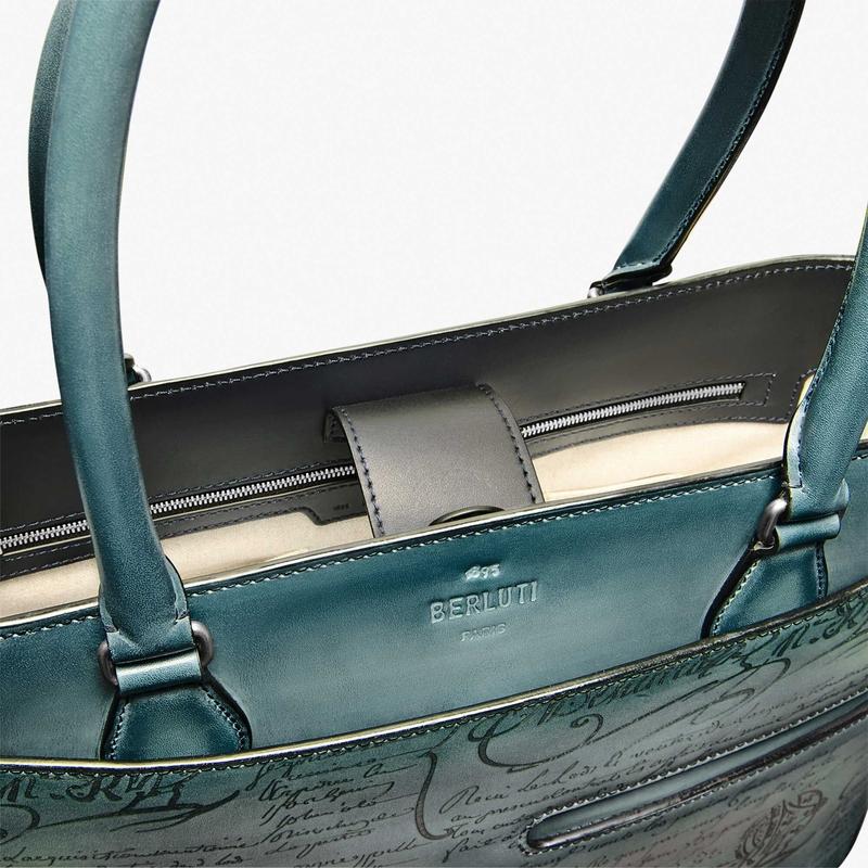 Berluti（ベルルッティ） トゥジュール ミニ スクリットレザー トート