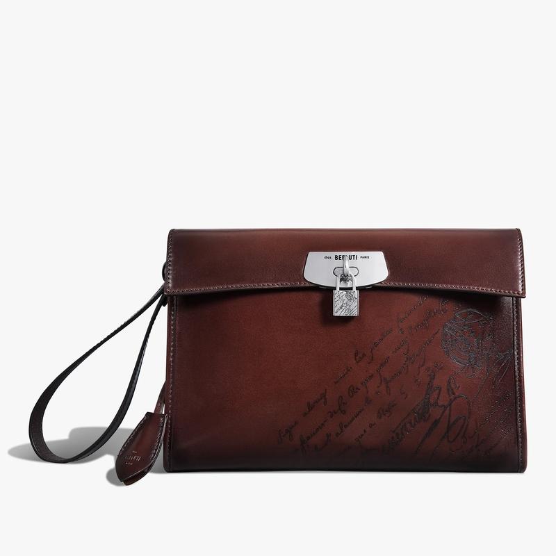 Berluti（ベルルッティ） エミーオ スクリットレザー メッセンジャー 