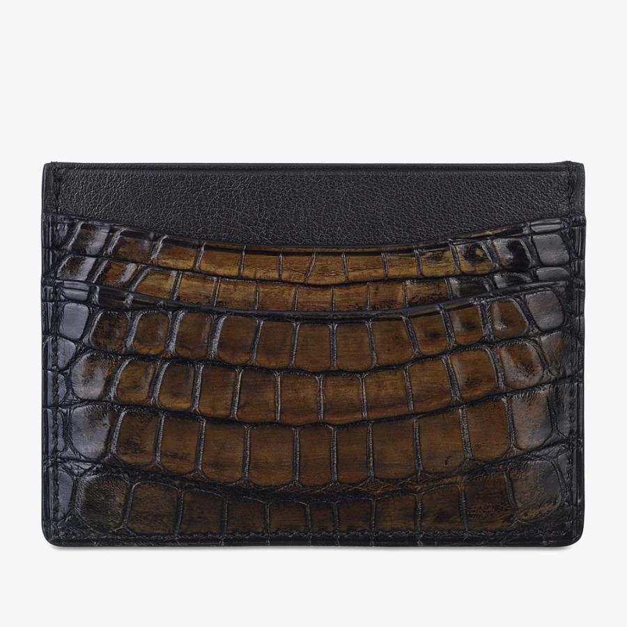 Berluti（ベルルッティ） バンブー アリゲーターレザー カードケース
