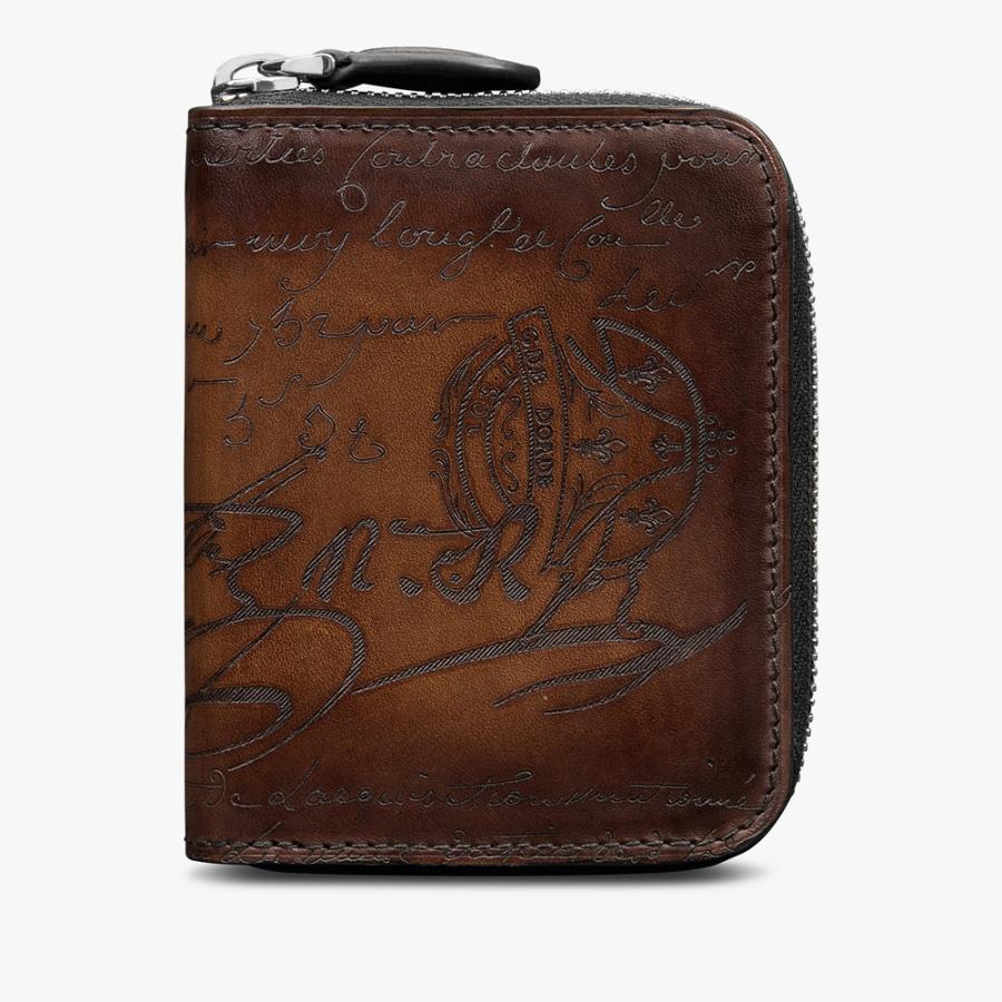 Berluti（ベルルッティ） ワパ スクリットレザー ジップ付きコイン