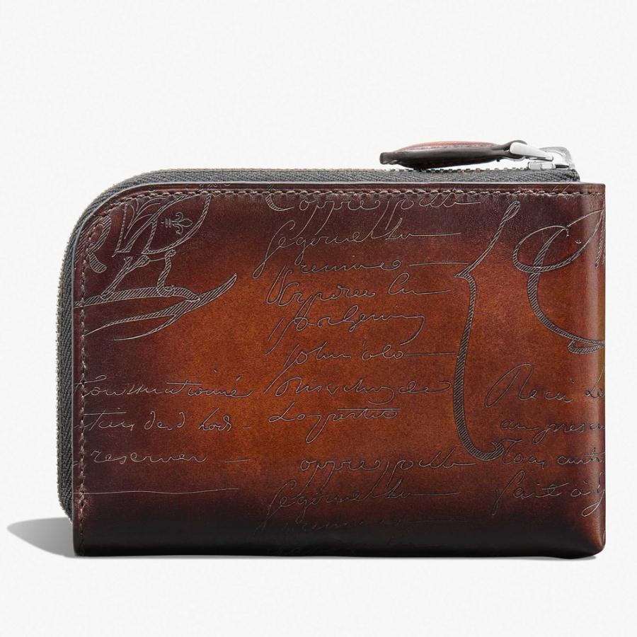 ベルルッティ Berluti ブナ スクリットレザー カードホルダー【cacao intenso 】【送料無料】【正規品】の画像
