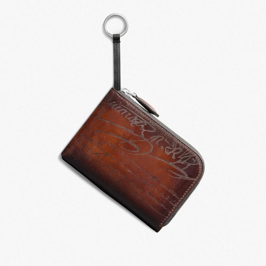 ベルルッティ Berluti ブナ スクリットレザー カードホルダー【cacao intenso 】【送料無料】【正規品】の画像