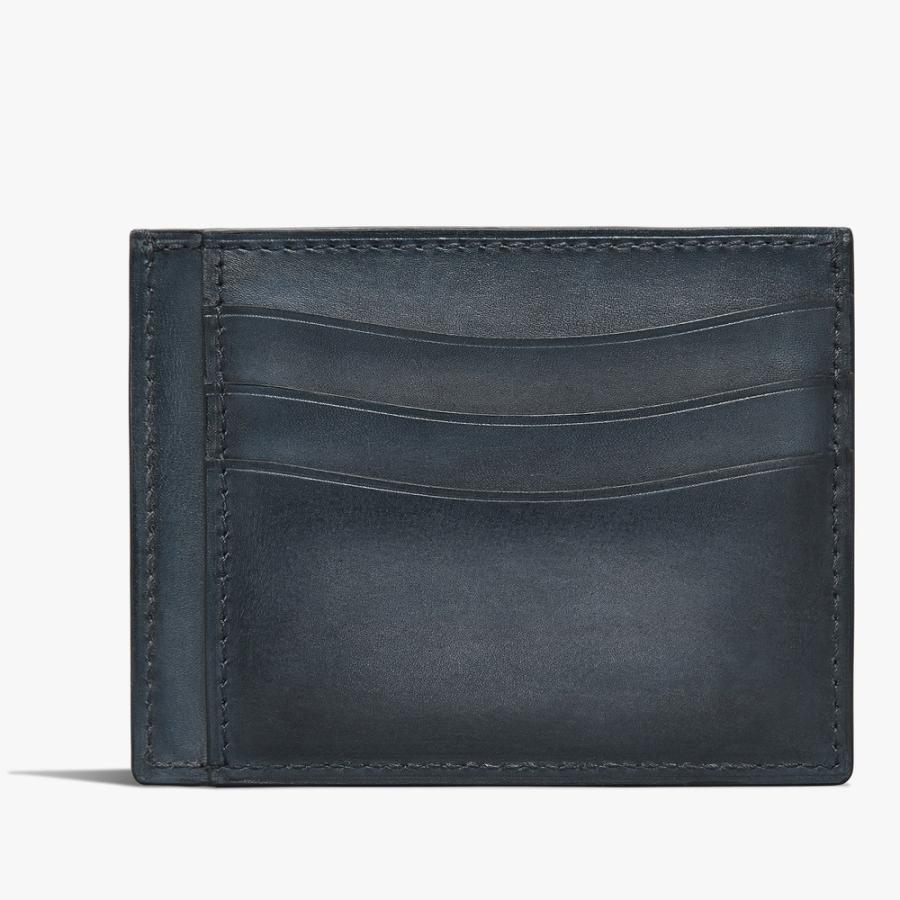 ベルルッティ Berluti バンブー テトリス スクリットレザー カードホルダー【blu minerale 】【送料無料】【正規品】の画像